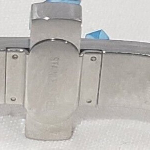 $1295 MSRP~ Burberry Silver Women's The Britain Bby1703 Watch- RARE- DESC. - Picture 9 of 11